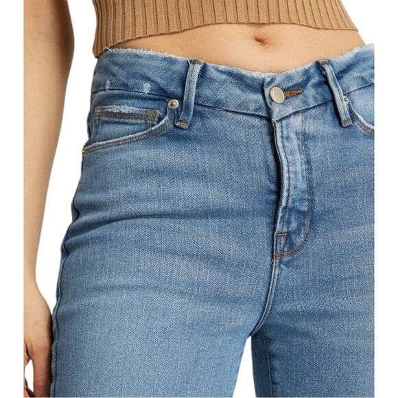 NWT Good American Good Vintage Low Natural Fray Jeans Size 8 29 Retail 149.00 - Picture 6 of 8